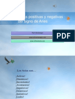 Características Positivas y Negativas Del Signo de Aries