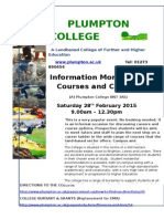 Careers Information Morning - February 2015