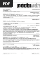 Download Page One Preview - Production Weekly  Issue 933  Thursday February 12 2015  225 listings  47 pages by Production Weekly SN255568547 doc pdf