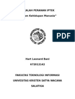 Makalah Peranan Iptek Dalam Kehidupan Manusia