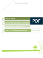 1. TICS y Adquisición Del Conocimiento.