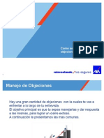 Manejo de Objeciones Del Seguro de Vida Axa