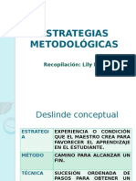 Estrategias Metodológicas