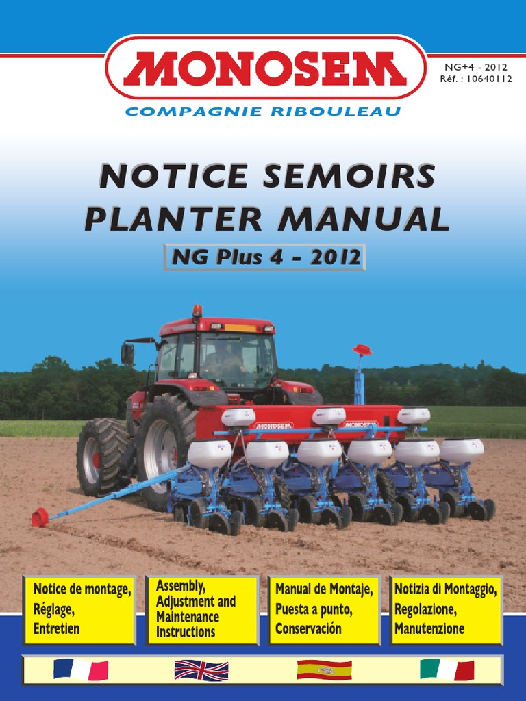 Monosem - NG+4 2012 | PDF