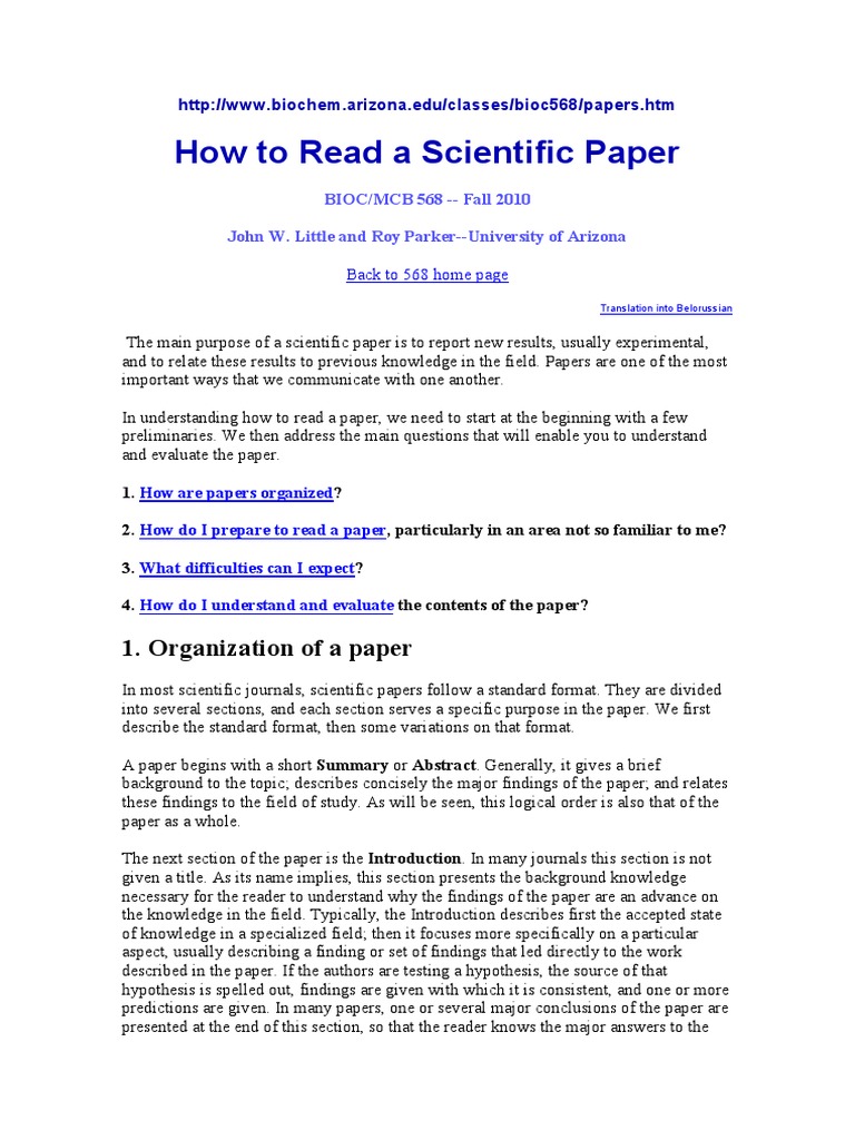 why when and how to summarize while reading a research paper