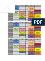 5th Year Ist Sem Sched