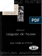 Sfantul Grigorie de Nyssa-Opt Omilii La Fericiri