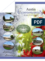 Austin Community Ed Brochure Winter Spring 2014 PDF