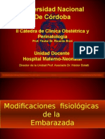  Modificaciones Fisiologicas Del Embarazo