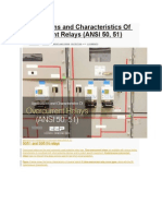 Applications and Characteristics of Overcurrent Relays