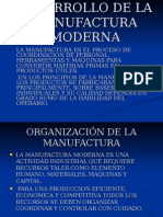 Desarrollo de Manufactura Moderna