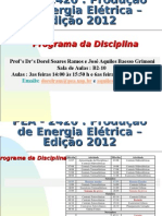 PEA 2420 Geracão Hidrelétrica Parte 1 V2012
