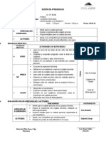 Sesión de Primero Persona, Familia y Relaciones Humanas