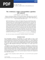 Download The evolutionary origins of Syngnathidae pipefishes and seahorses by anthonybrucewilson SN255614889 doc pdf
