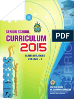 2015 Senior Curriculum Volume 1