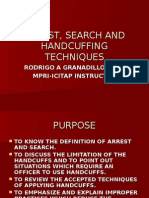 Arrest and Searches