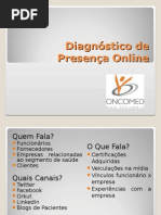 Diagnóstico de Presença Online Completado