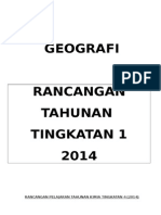 Rancangan Tahunan Geografi T1