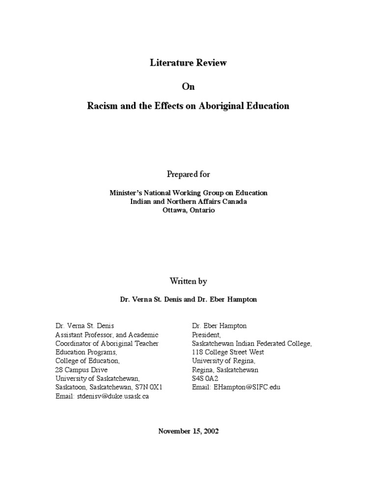 Racism literature review 06 image