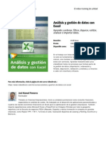 Analisis y Gestion de Datos Con Excel by Blade