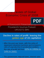 Causes of Global Economic Crisis 2008