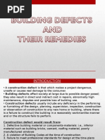 Building Defects: Types and Remedies | PDF | Masonry | Concrete