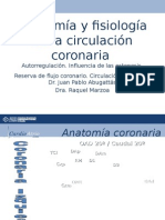 Anatomia y Fisiologia de La Circulacion Coronaria