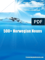500 Norwegian Nouns