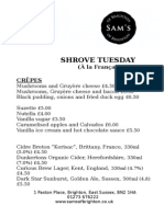 Shrove Tuesday: (À La Française!) Crêpes