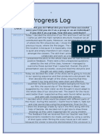 progresss log