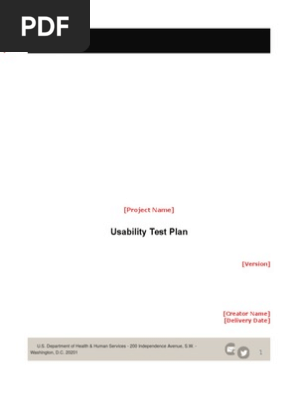 Usability Test Plan