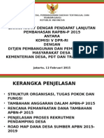 Ditjen PPMD @ RDP Lanjutan Komisi V DPR 110215 (final).pptx