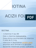 Biotina Si Acidul Folic