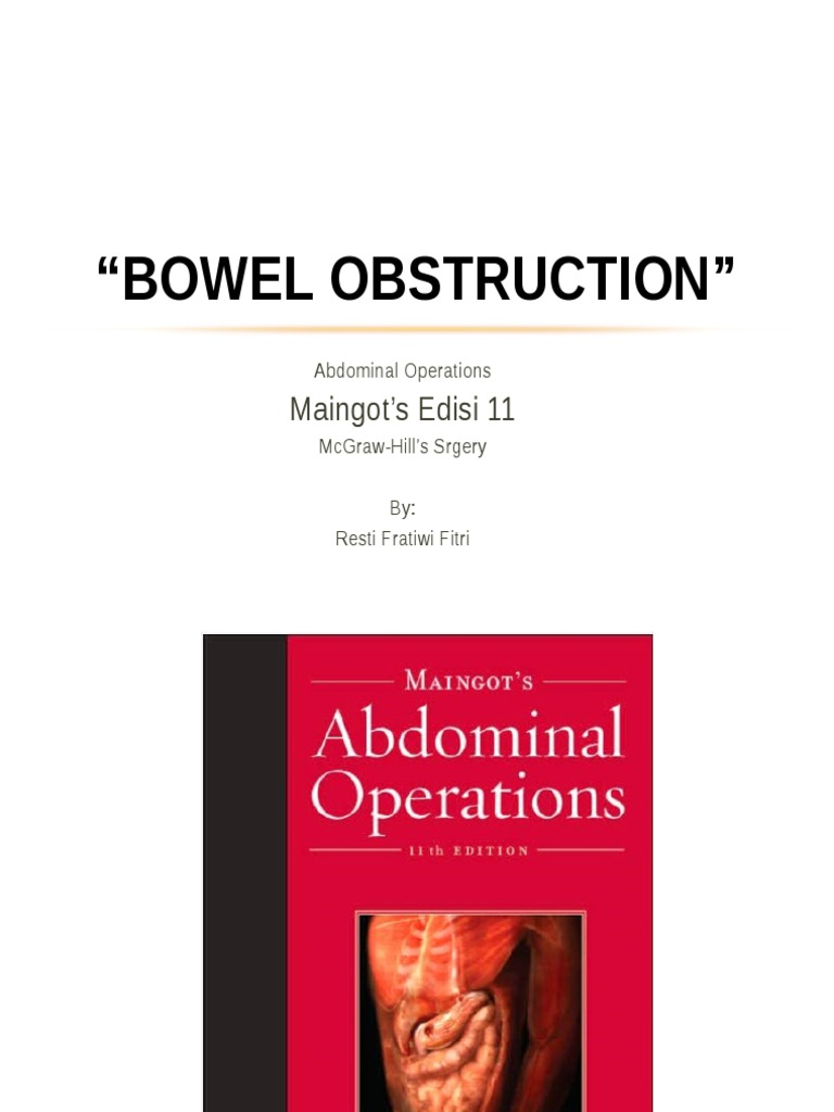 Understanding Bowel Obstruction Types | PDF | Medical Specialties ...
