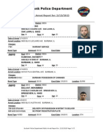 Public Arrest Report For 13feb2015