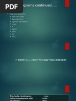 01 Sample Programs C++