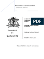 Principales Mecanismos de Evaluación Económica