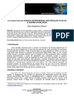 A Literatura Da Europa Setentrional Nos Séculos Ix Ao Xii e Snorri Sturluson - Palamin Flávi Guadagnucci