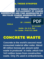 INVESTIGATION OF SHEAR STRENGTH OF CONCRETE BY REPLACEMENT OF COARSE AGGREGATES AND FINE AGGREGATES BY RECYCLED COARSE AGGREGATES AND BOTTOM ASH