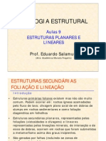 GEOLOGIA ESTRUTURAL: ESTRUTURAS PLANARES E LINEARES