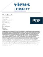 Reviews in History - What Is History - 2012-03-08