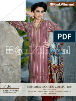 Gul Ahmed Pashmina Woolen Winter Collection 2014