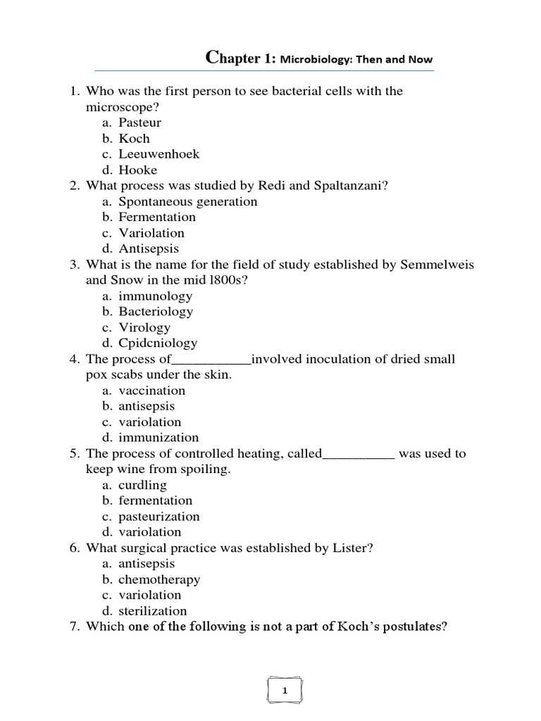 Microbiology MCQ PDF Cellular Respiration Adenosine Triphosphate