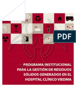 Programa Institucional para La Gestión de Residuos Sólidos Generados en El Hospital Clínico Viedma