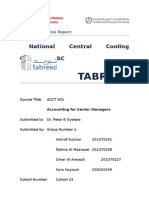 Tabreed Financial Analysis Project