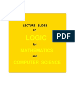 Logic: Mathematics Computer Science