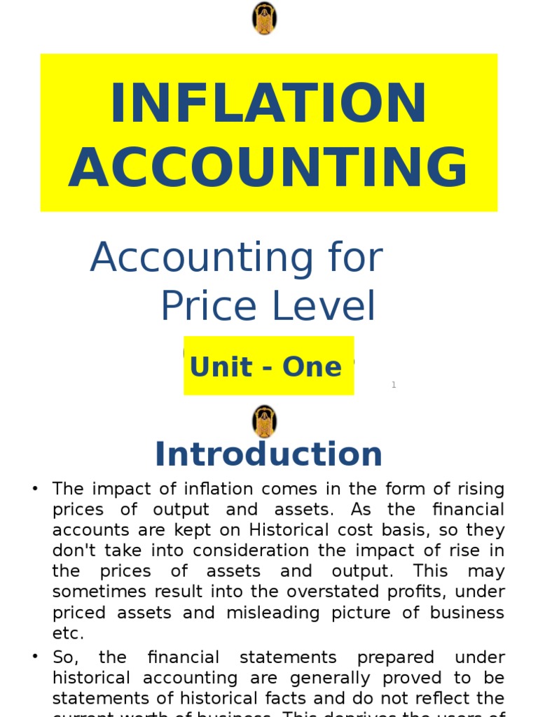 Understanding Inflation Accounting Methods | PDF | Inflation Accounting ...