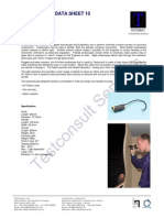 Structures Data Sheet 10 Endoscope: Page 1 of 1