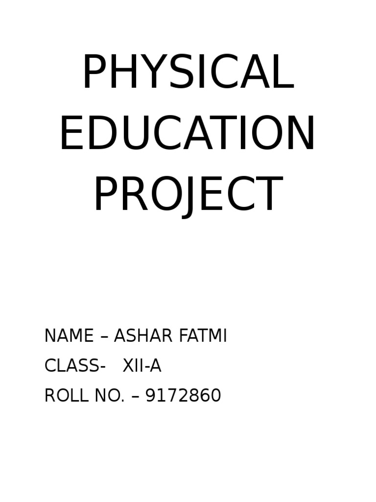 Football Project for Class 12 PE | PDF | Association Football | Sports
