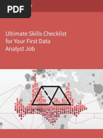 Download Ultimate Skills Checklist for Your First Data Analyst Job by alhullandi SN255680422 doc pdf